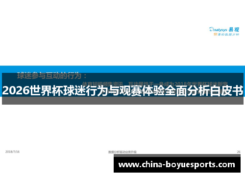 2026世界杯球迷行为与观赛体验全面分析白皮书